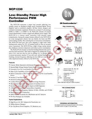 NCP1230D65R2G datasheet  